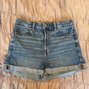 American Eagle high rise denim jean shorts